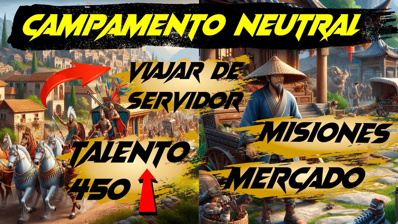CAMPAMENTO NEUTRAL EN MYTH OF EMPIRES!!