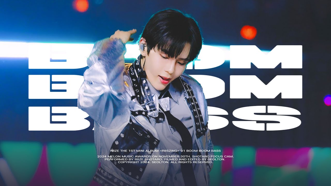 [4K] 241130 MMA2024 라이즈 쇼타로 BoomBoomBass 직캠 (RIIZE SHOTARO FanCam)