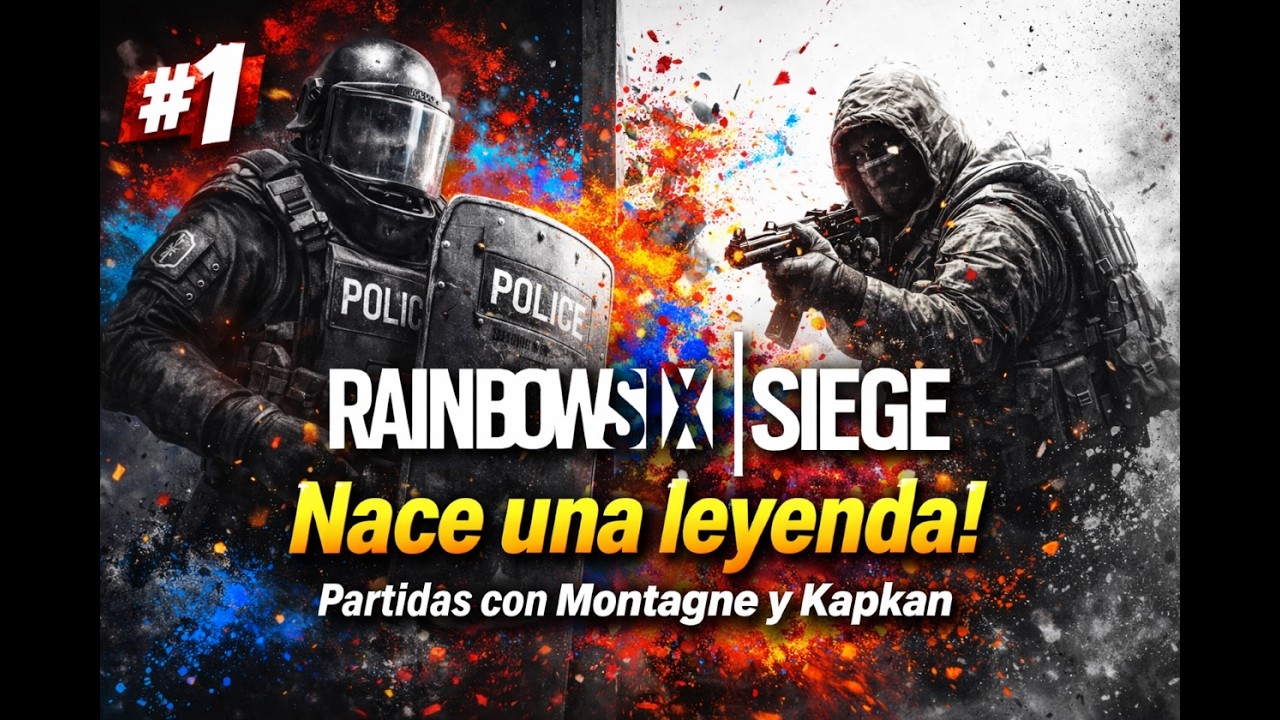 RAINBOW SIX SIEGE - Mi primera vez en este juegazo!!! MONTAGNE x KAPKAN