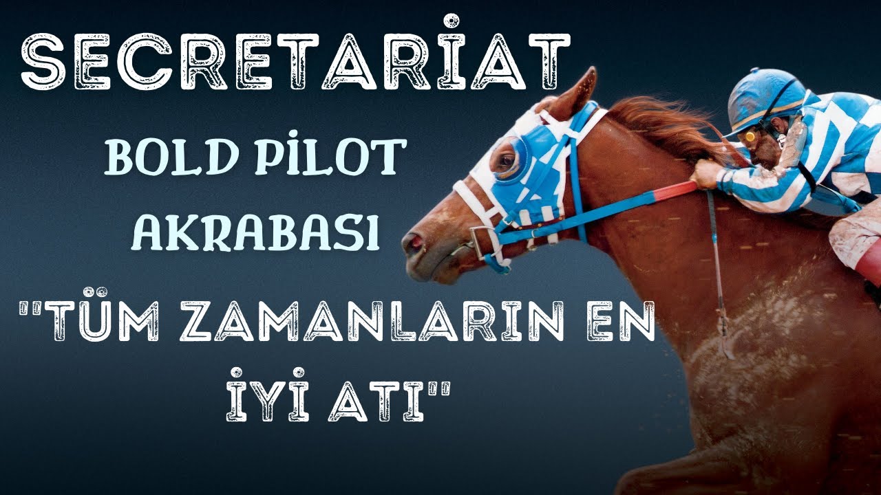Secretariat | Tüm Zamanların En İyisi |  Harika Safkan Secretariat | Bold Pilot Dedesi