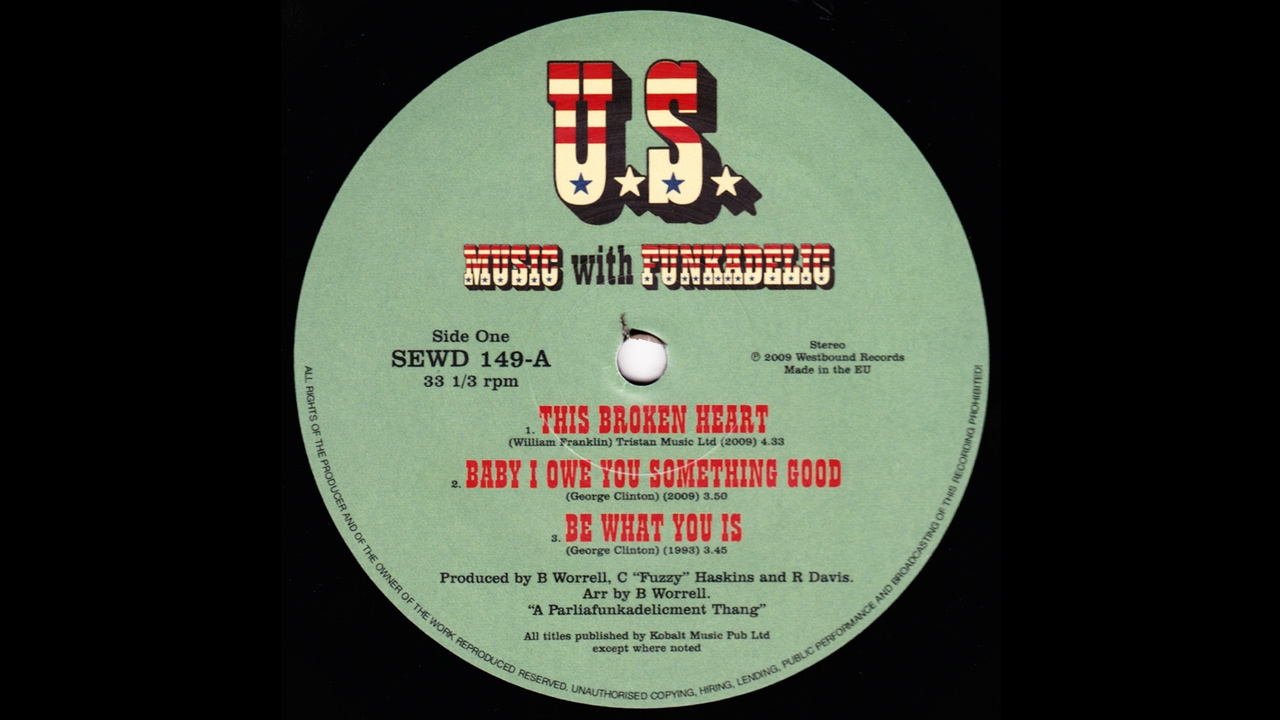 U.S. Music with Funkadelic - Baby I Owe You Something Good