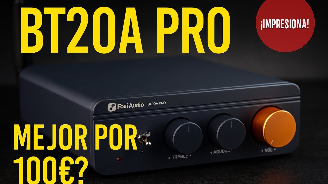 🔥 Fosi Audio BT20A Pro – El mini amplificador que DESTROZA a los grandes 🔊