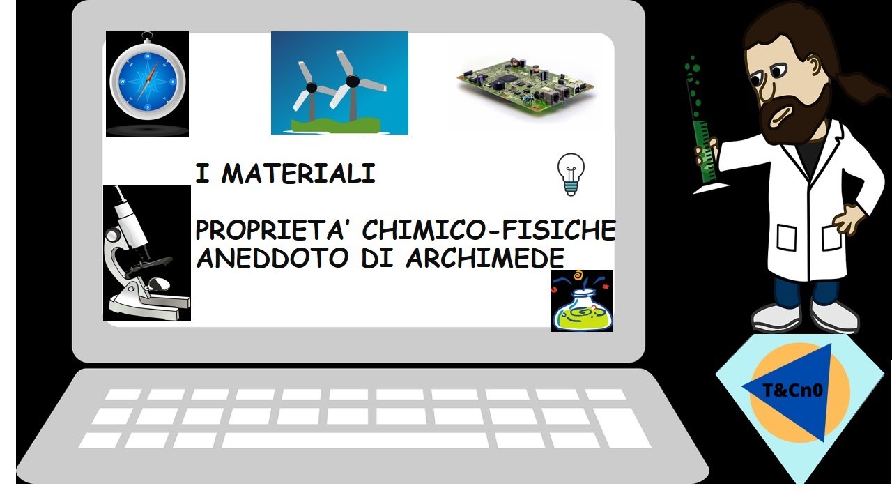 MATERIALI - Proprietà chimico fisiche, aneddoto di Archimede
