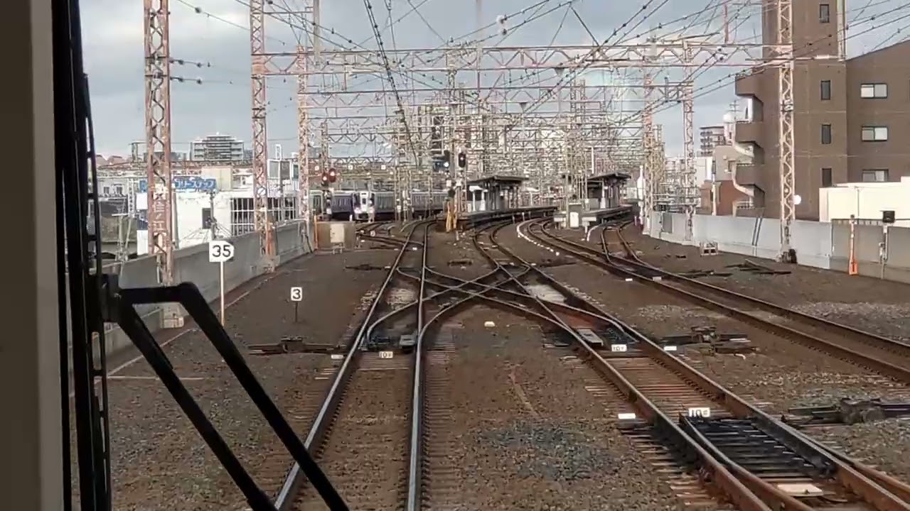 【住吉大社駅に臨時停車】26.1.3 羽衣駅から天下茶屋駅までの前面展望