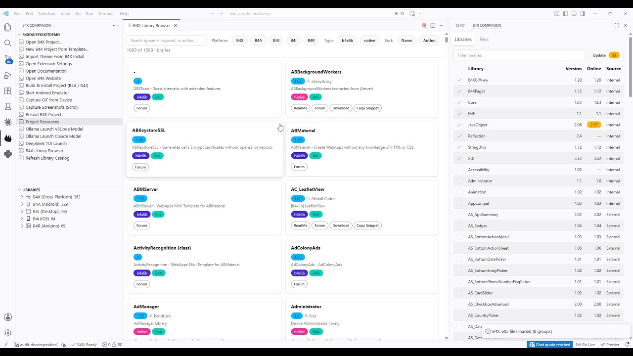 This B4X IDE Companion Changes EVERYTHING &mdash; Full IntelliSense, Offline AI & Library Management
