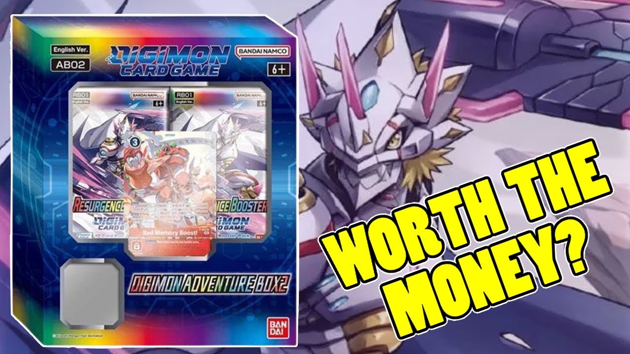 Распаковка и обзор набора Digimon Card Game Adventure Box 2023.