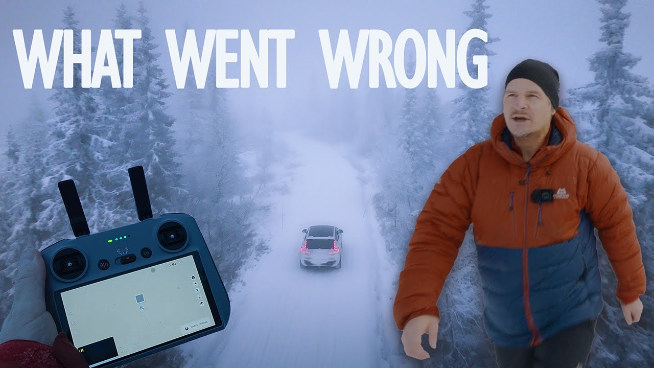 I Lost My DJI Mini 4 On A Cold Winter Adventure in Norway