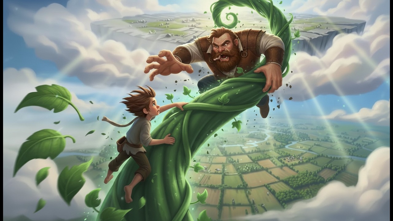 Jack and the beanstalk - a bedtime story