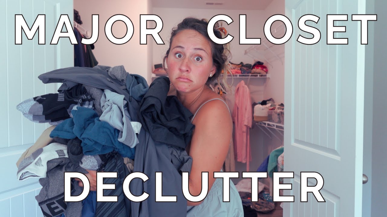 The EASIEST way to declutter clothes FAST | Major closet declutter & organize with me
