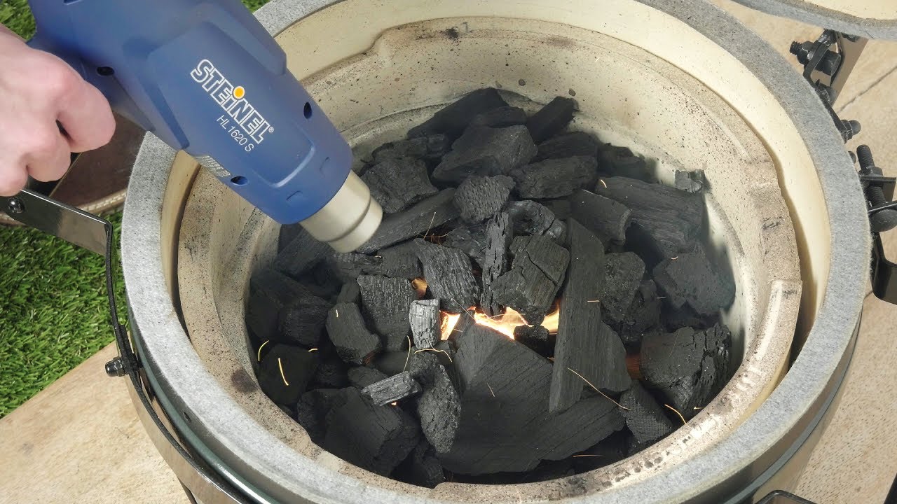 Grill anzünden mit Heißluftfön | STEINEL DIY