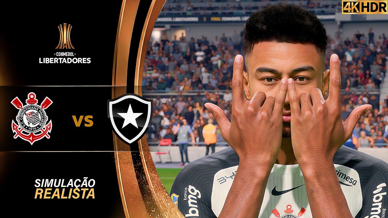 FC 26 - Botafogo vs Corinthians | FINAL da Libertadores | Simulação Realista 4K Ultra HD (60FPS).