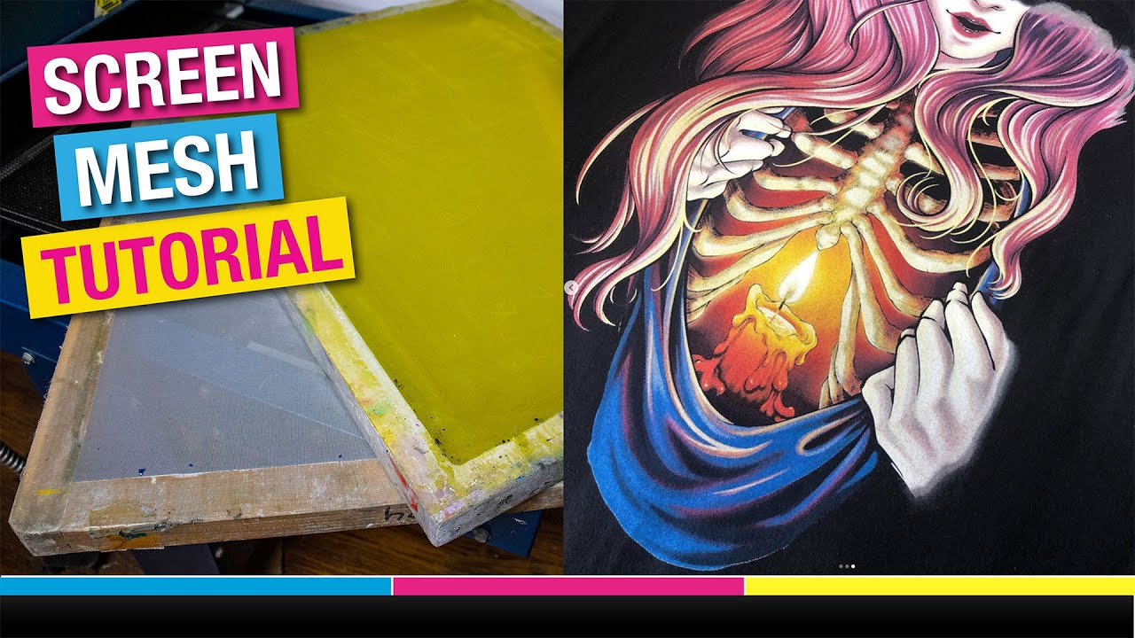 What Mesh Count, LPI and Color to Use? Simulated Spot Process Screen Printing. FREE Cheat Sheet!