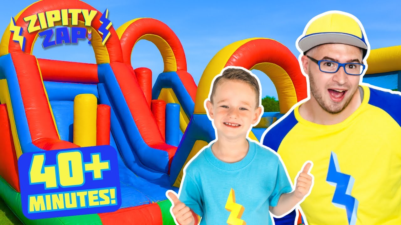 Подборка детских надувных аттракционов | Надувные приключения для детей