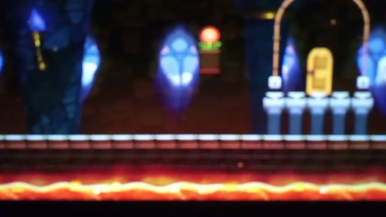 I made dry bowser in super mario maker 2