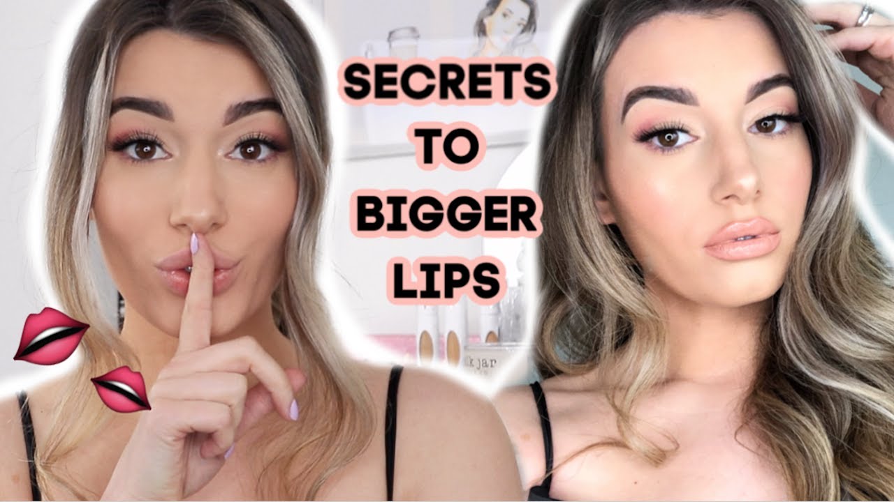SECRETS TO BIGGER LIPS WITHOUT SURGERY! 👄