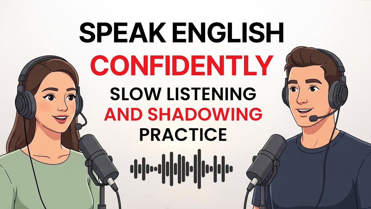 Speak English with Confidence | Beginner Shadowing & Conversation Practice
