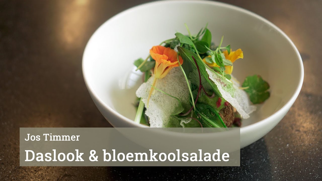 Bloemkool & daslook van Restaurant De Kas