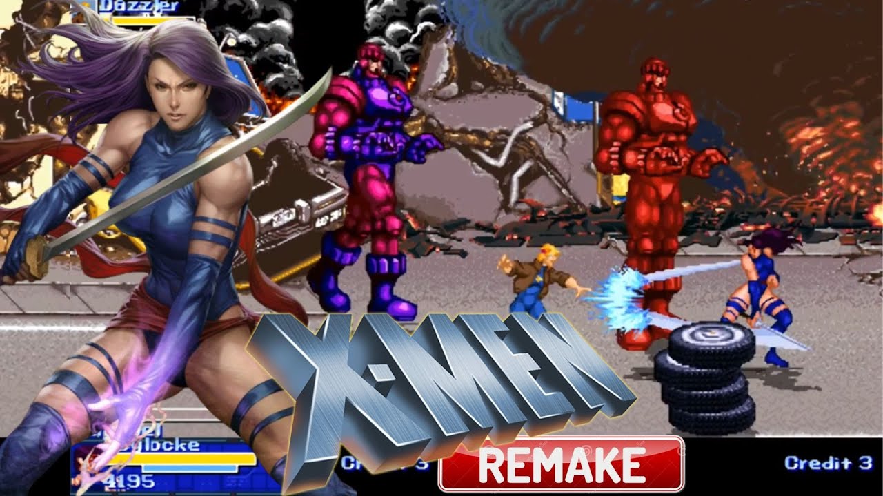 ✅X-Men:The Arcade Game (Konami) Remake [OpenBOR] games