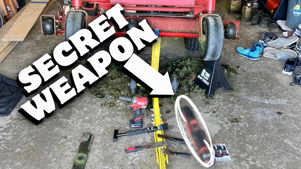 I Know The Secret: How to Scrape Your Mower Deck FAST and EASY.