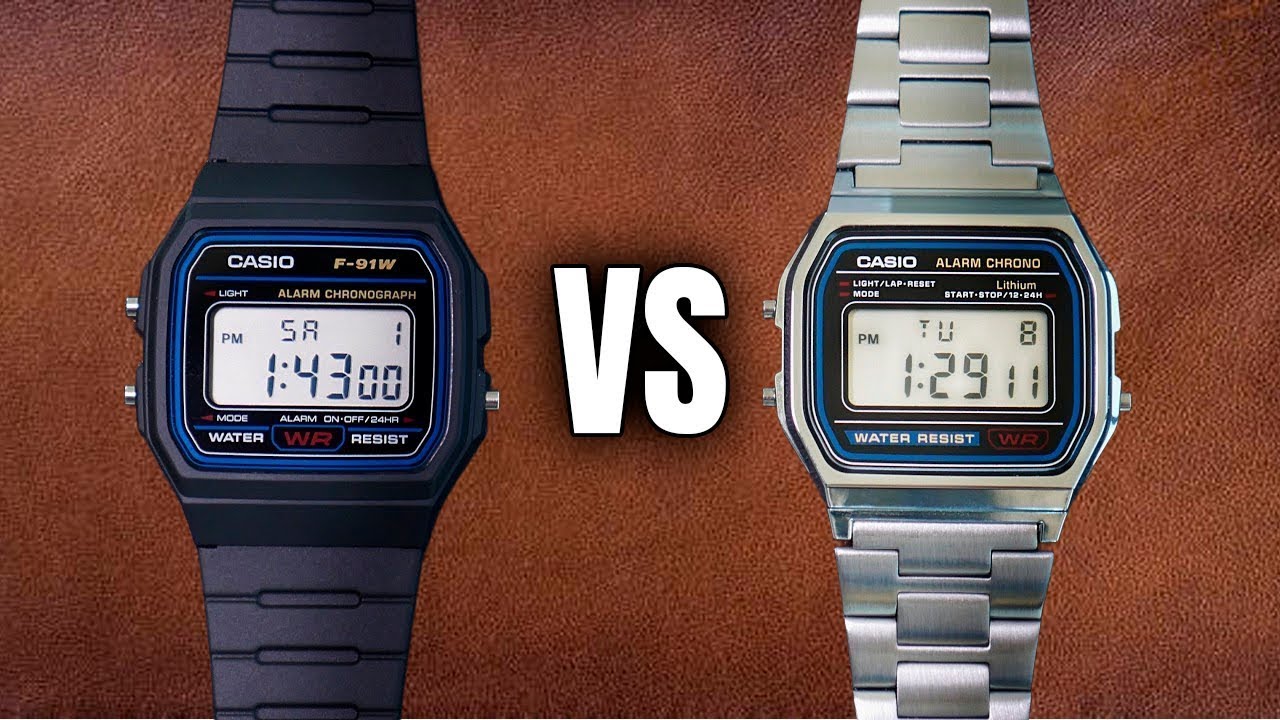 F91W vs A158W: Qual Casio é Realmente Melhor?