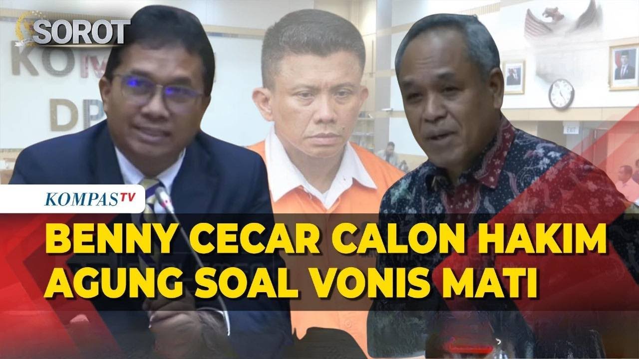 Benny Demokrat Sorot ke Calon Hakim Agung Alimin Ribut soal Vonis Mati di DPR