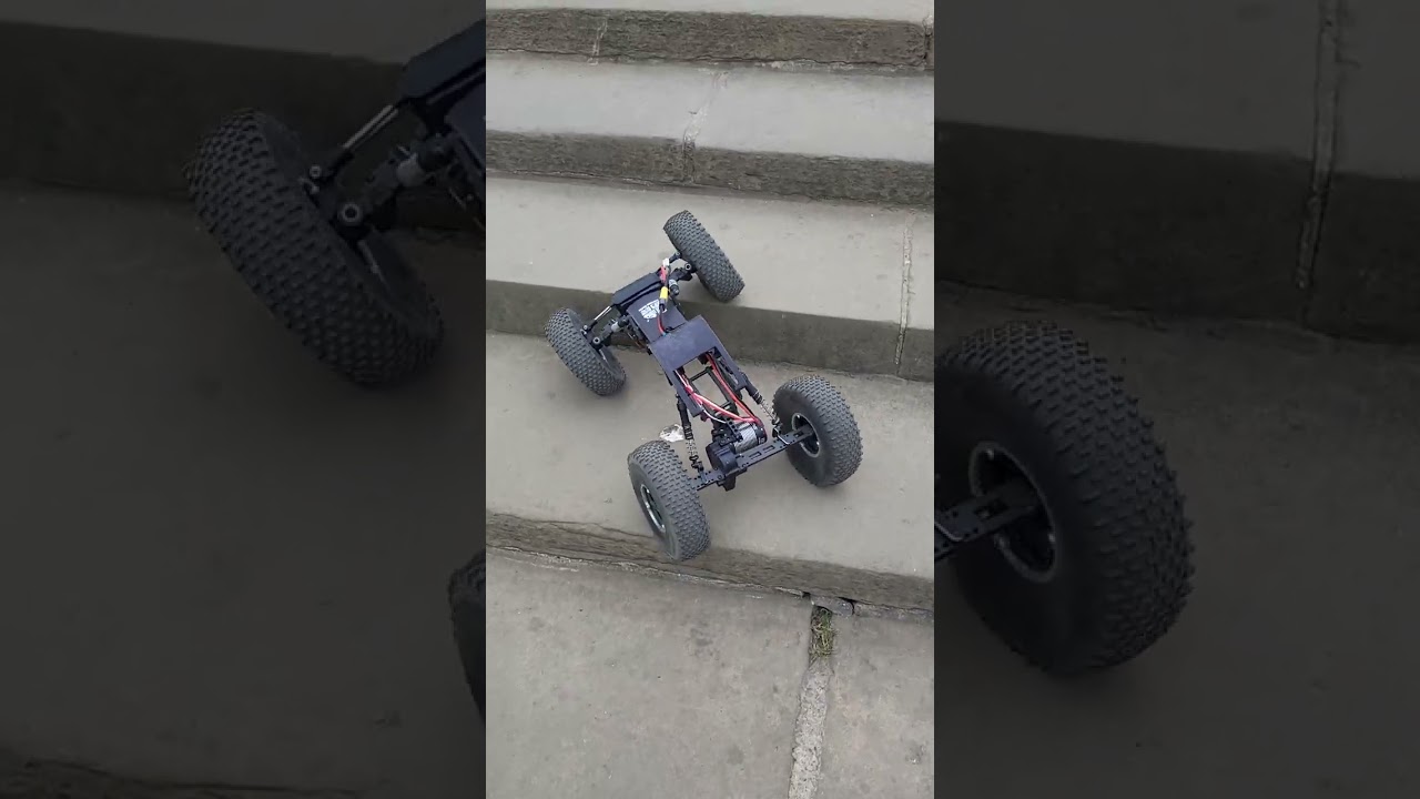 extreme route w3 moa 2.2 hobbywing fusion Pro climbing whitby abbey steps