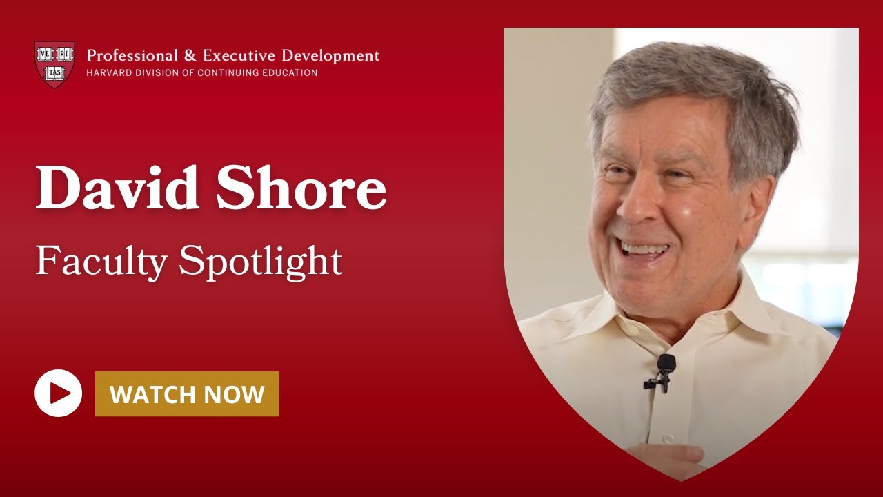 Meet David Shore | Faculty Spotlight