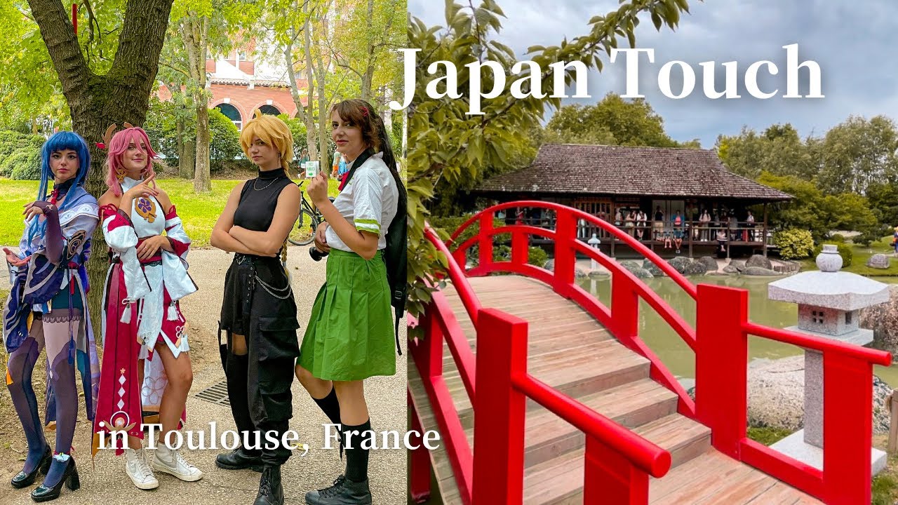 Японский фестиваль во Франции 🇯🇵 [Japan Touch] Косплей-шоу и красивый японский сад | Тулуза