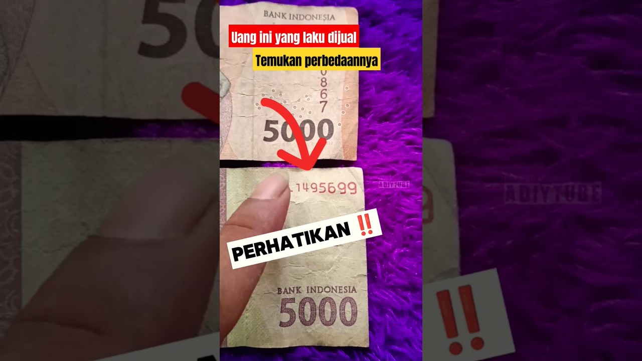 Uang kertas salah cetak #faktaunik #money #numismatik #beritaterkini #uang #uangantik