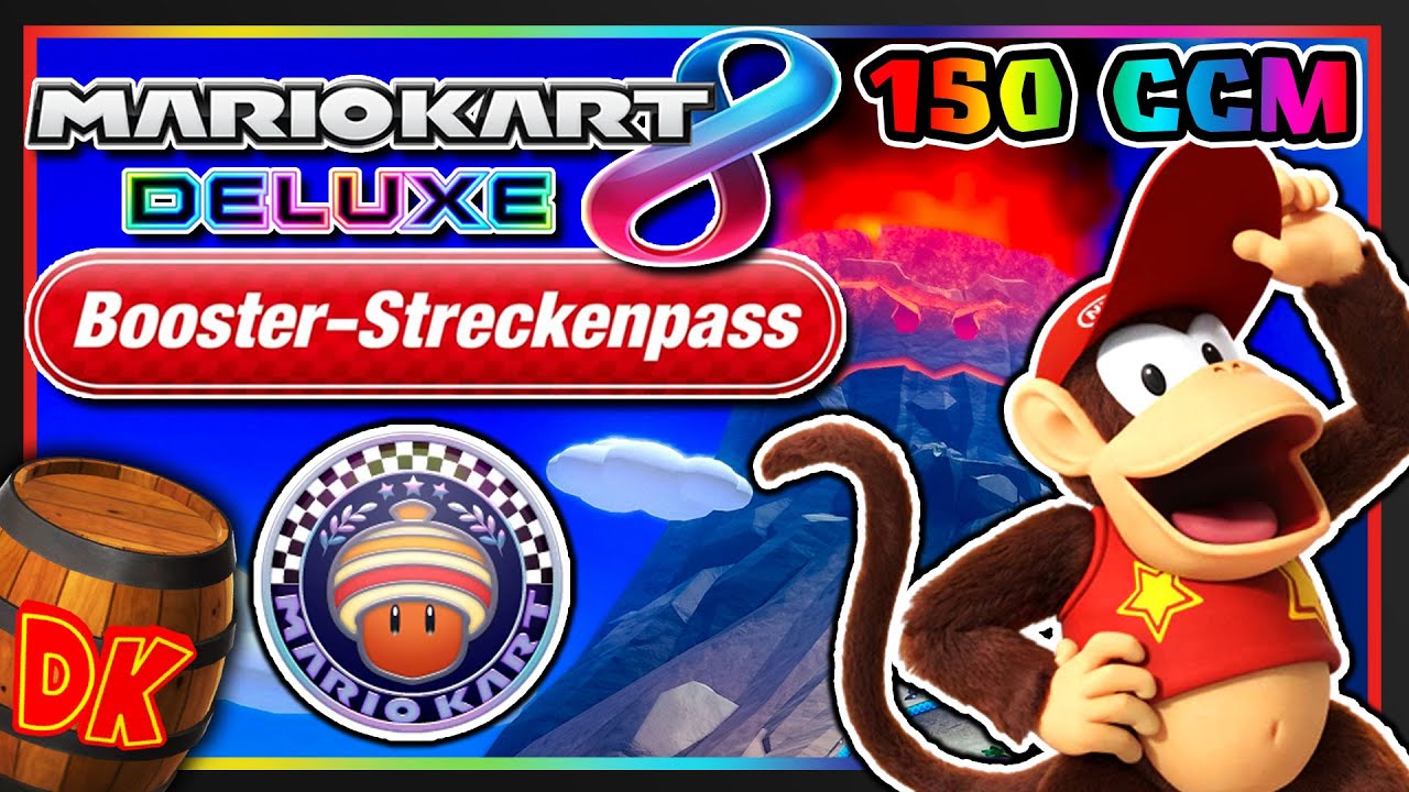 MARIO KART 8 DELUXE BOOSTER-STRECKENPASS 🏁 Eichel-Cup 150ccm mit Diddy Kong