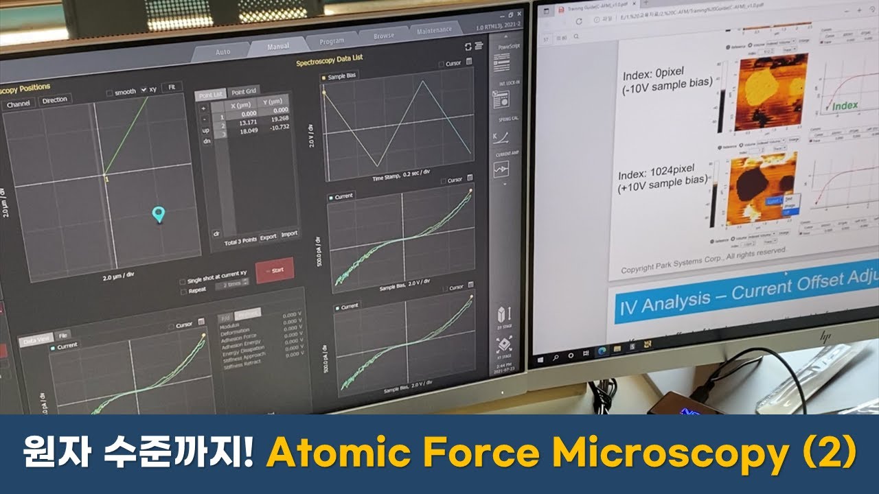 [How to operate] Atomic Force Microscopy (AFM) in Current mode (Park Systems, NX-10)