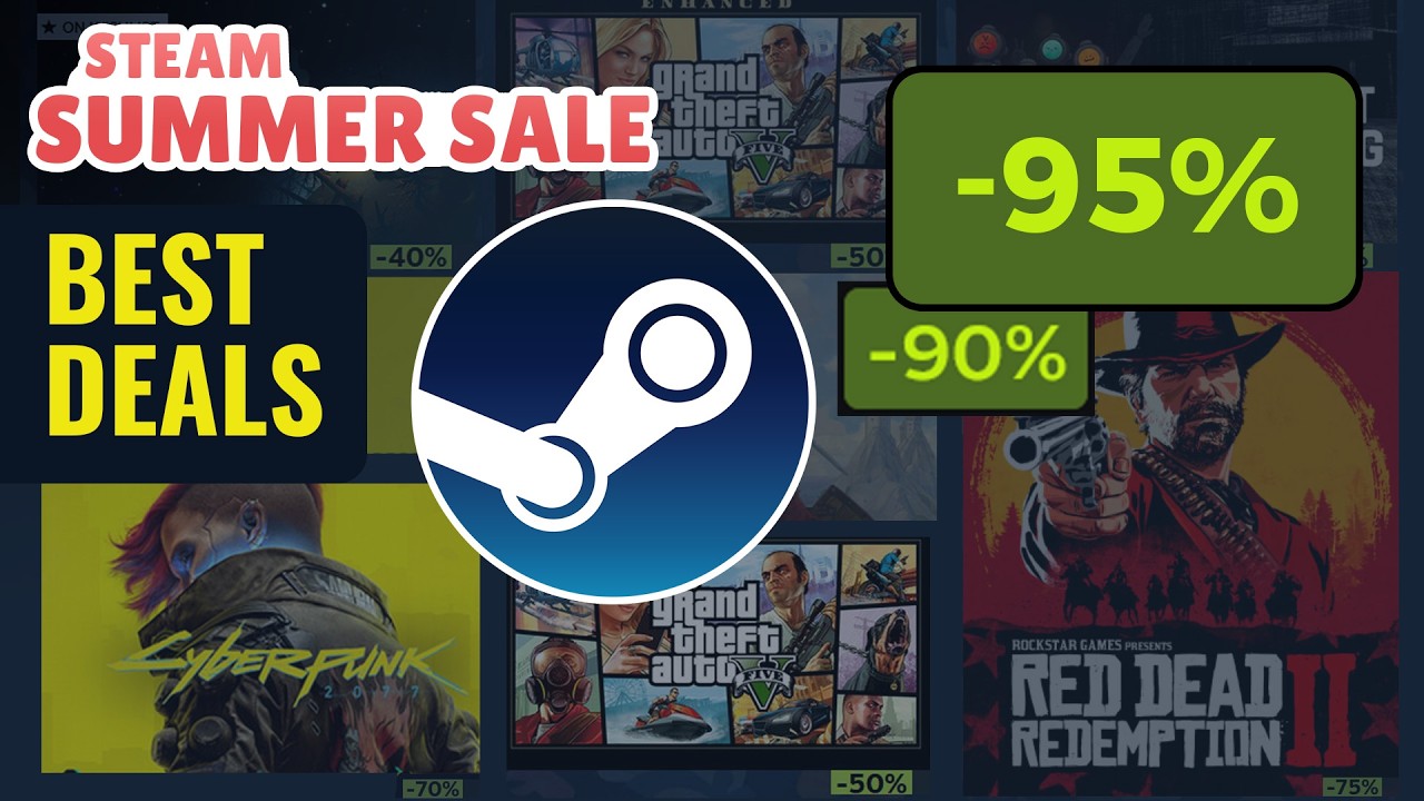 The Best Deals in Steam Summer Sale (2026) - Game Bundles with Over 90% Off
