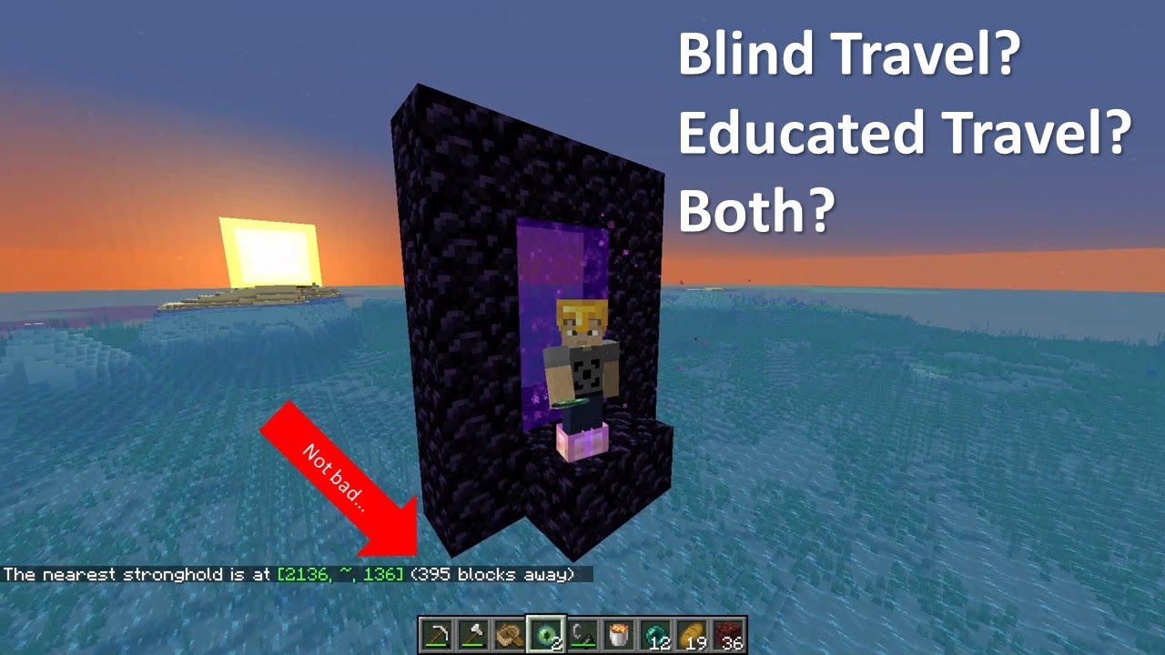 Minecraft Nether Travel &ndash; An Introduction to Blind Travel and Educated Travel