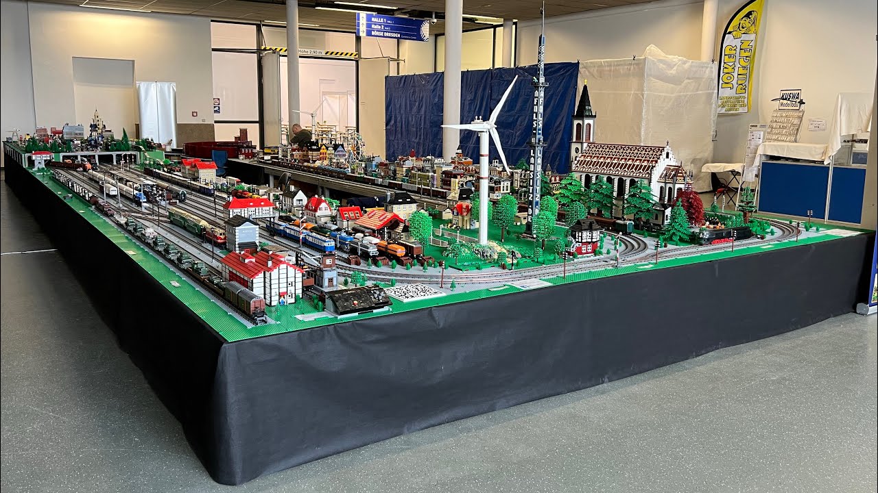 19. Erlebnis Modellbahn Messe Dresden Afols Lausitz Spur LEGO