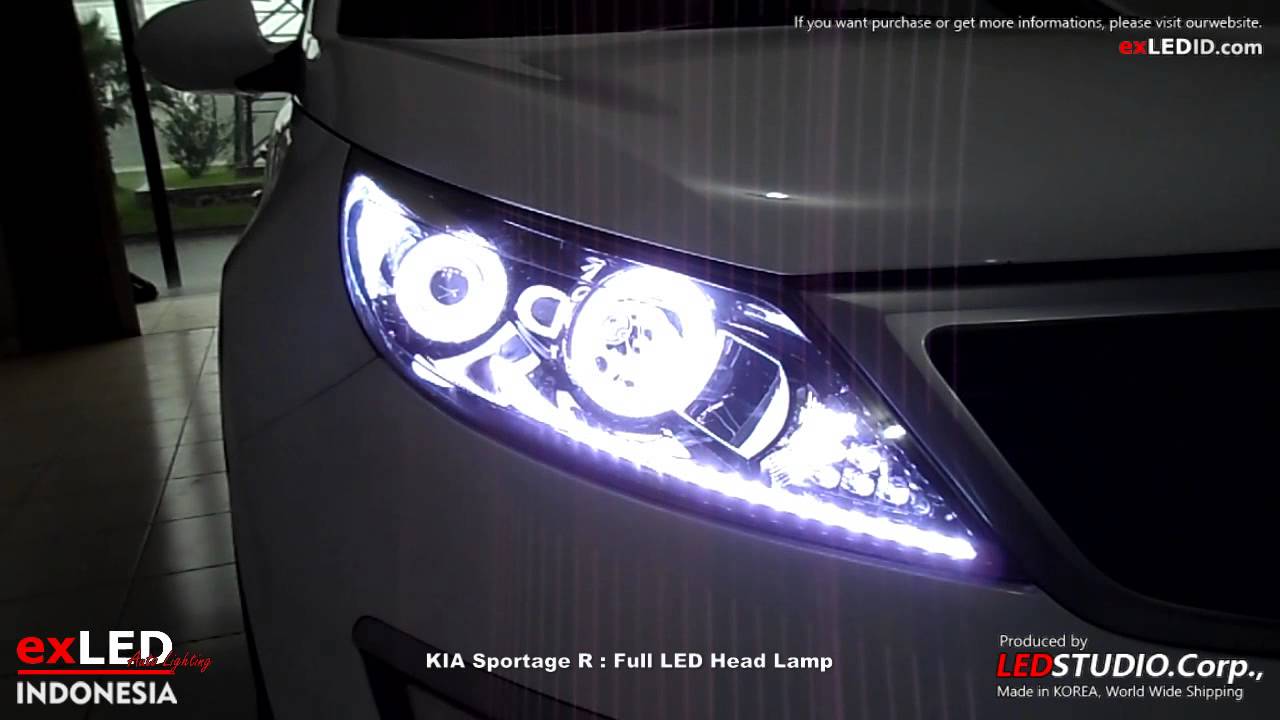 Kia Sportage R. Full LED Head Lamp