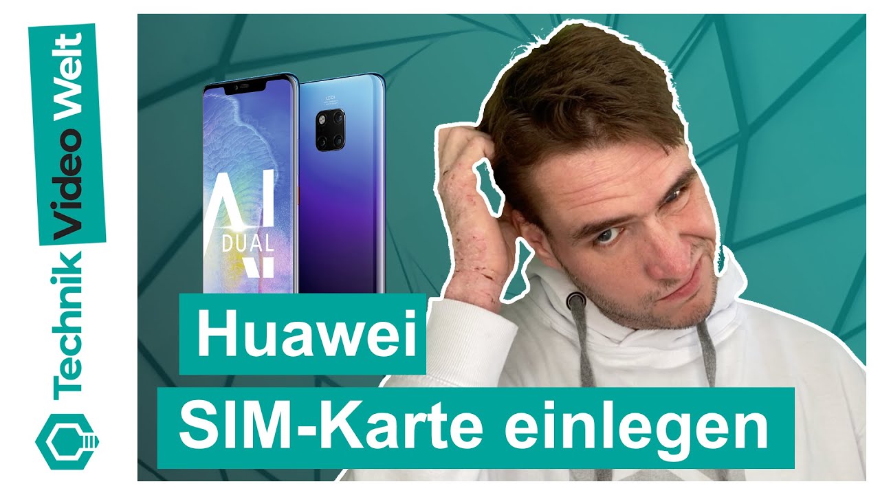 Huawei P10 P20 P30 P40 🔆 SIM-Karte einlegen 🔢