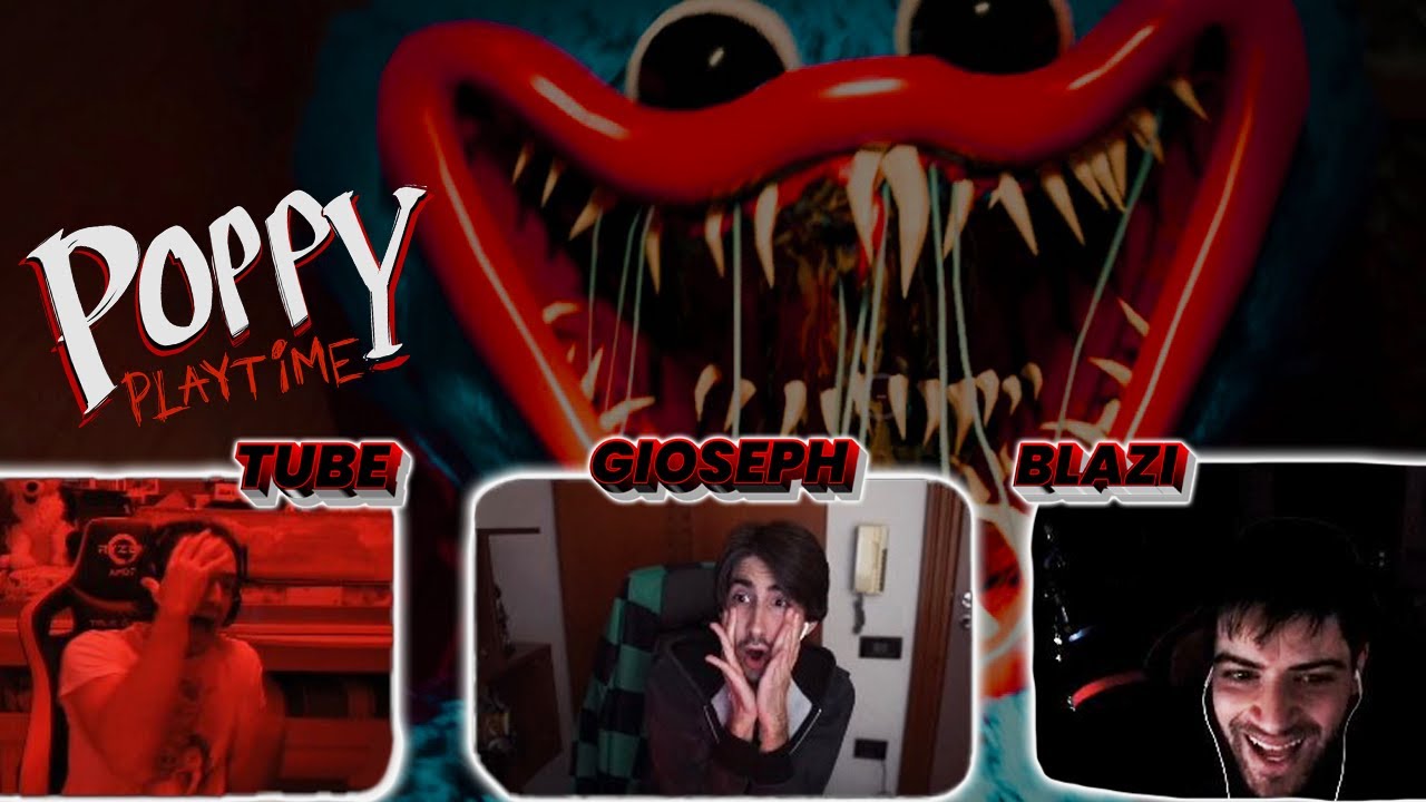 IL PRIMO GIOCO HORROR COL TRIO ...e NON È FINITA MOLTO BENE 😰 Poppy Playtime w/ Gioseph Tuberanza