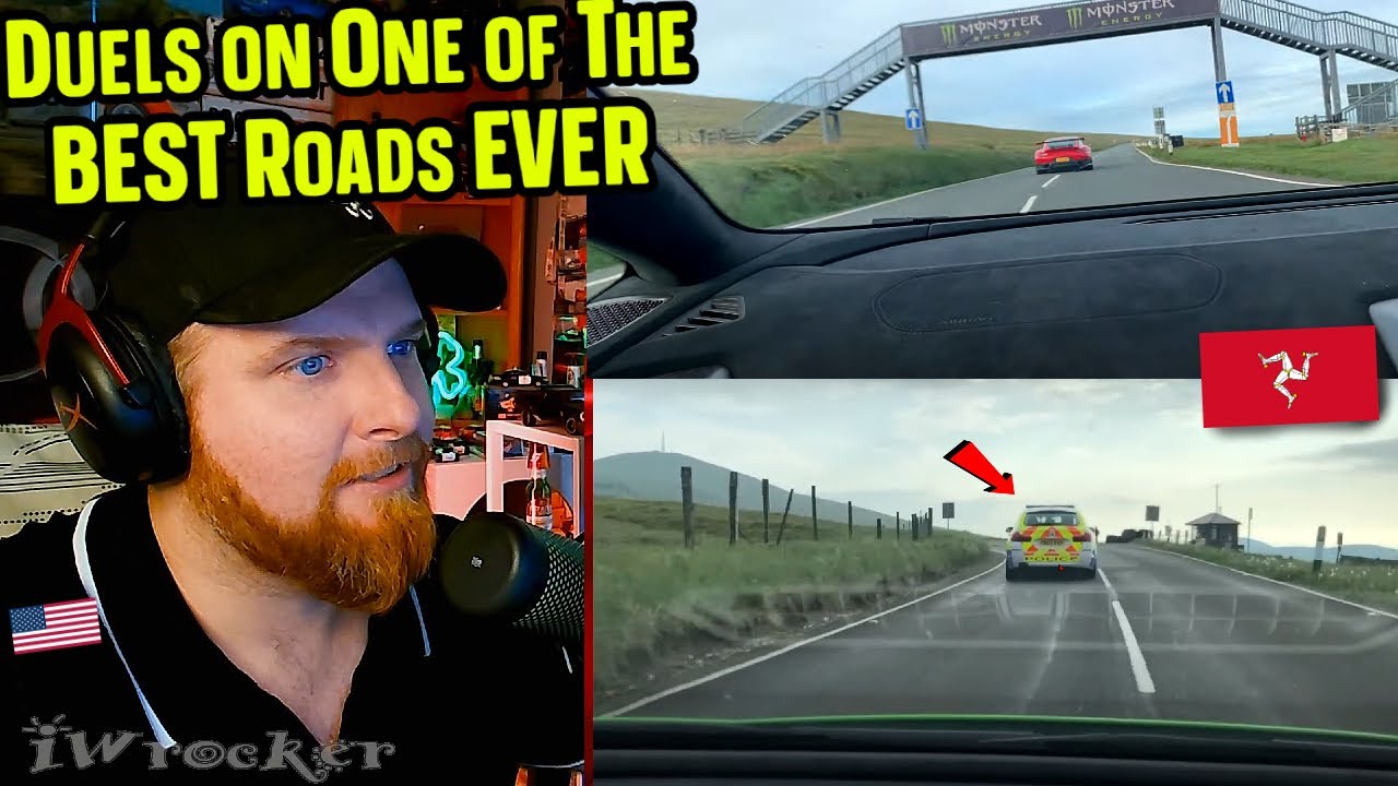 American Amazed by Supercars Chasing at Isle of Man TT Mountain Course Events!