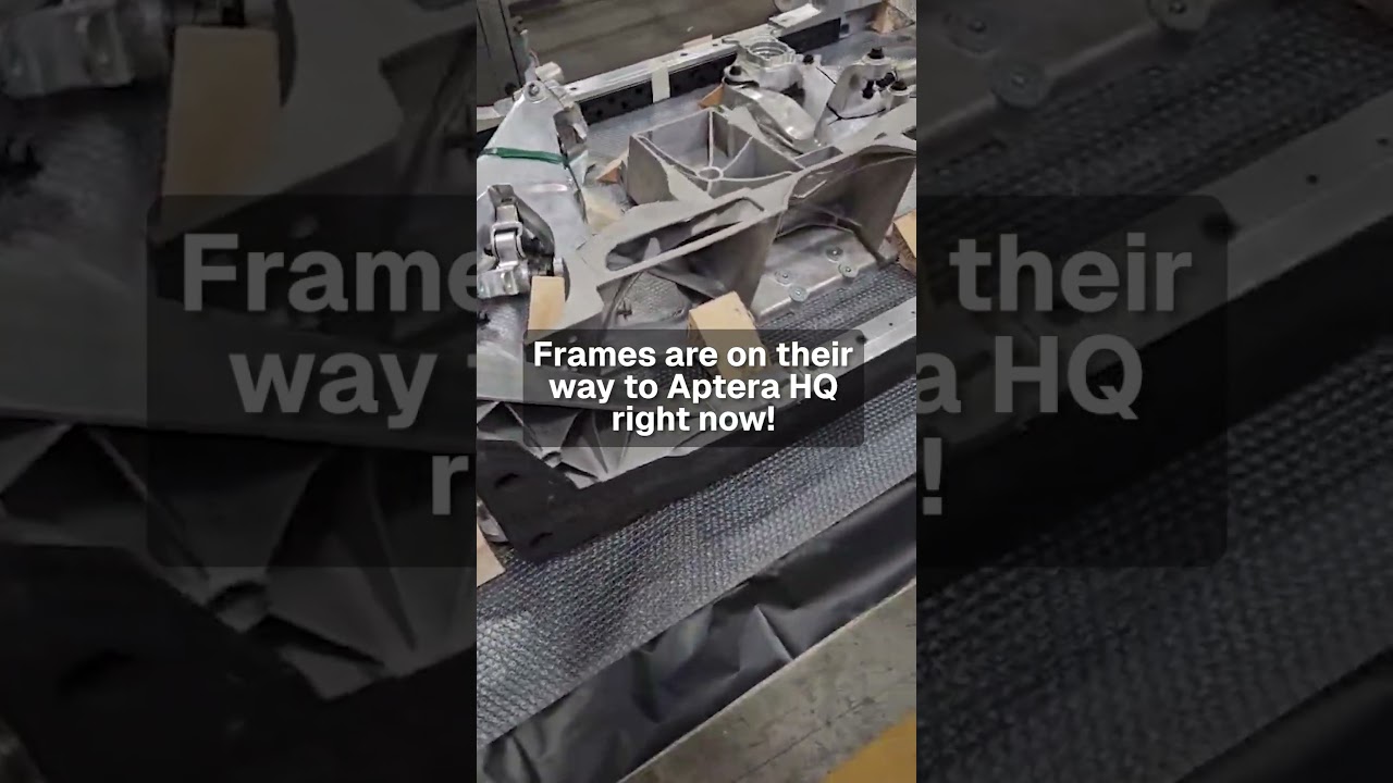 Aptera Vehicle Frames Coming to Life