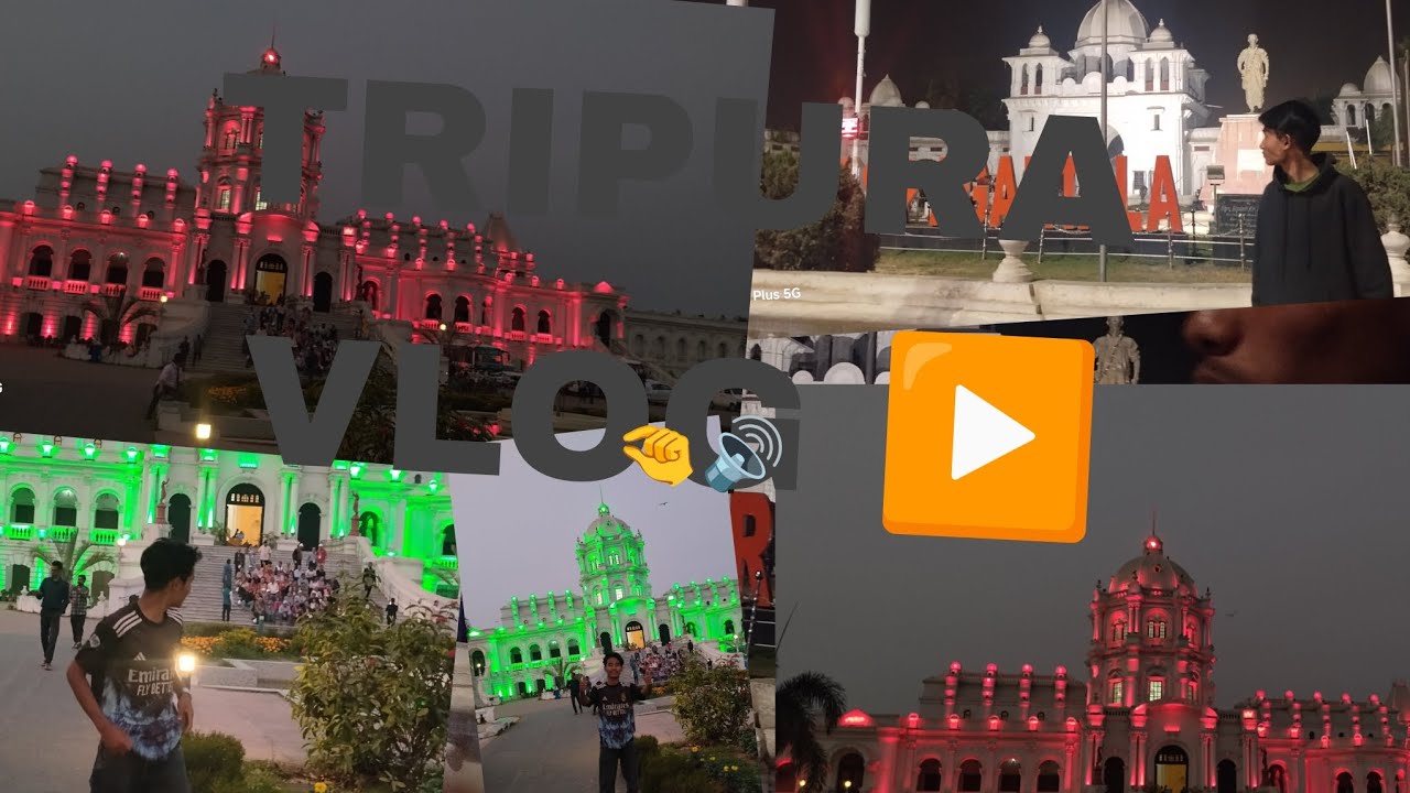 Magical Nights in Agartala ✨​Tripura Diaries: The Royal Palace​Colors of Tripura 🇮🇳 bubagara