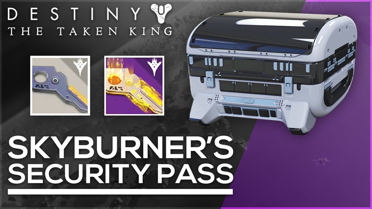 Destiny - How to open Skyburners Security Pass Chest!