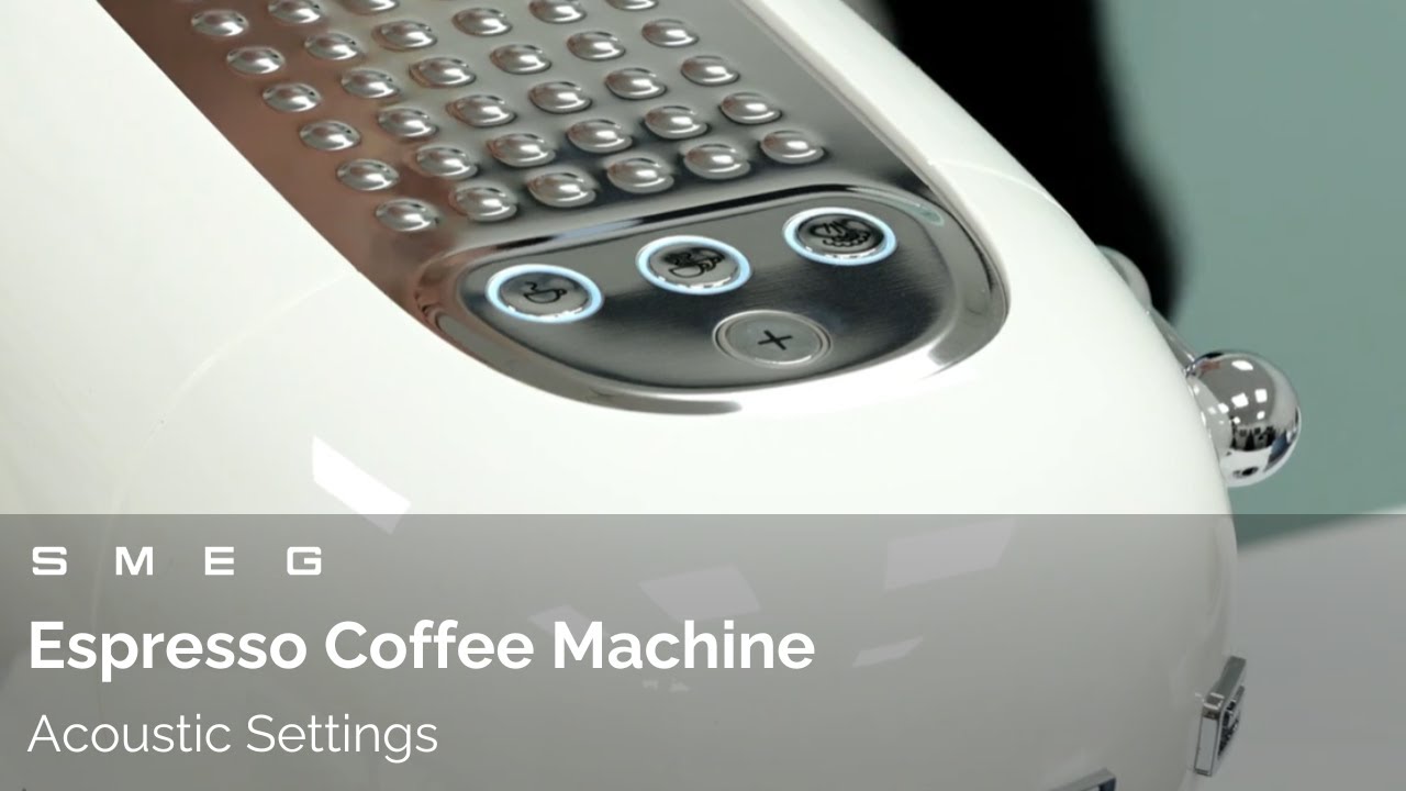 How to Set the Acoustic Signals on Your Espresso Machine | Smeg ECF02