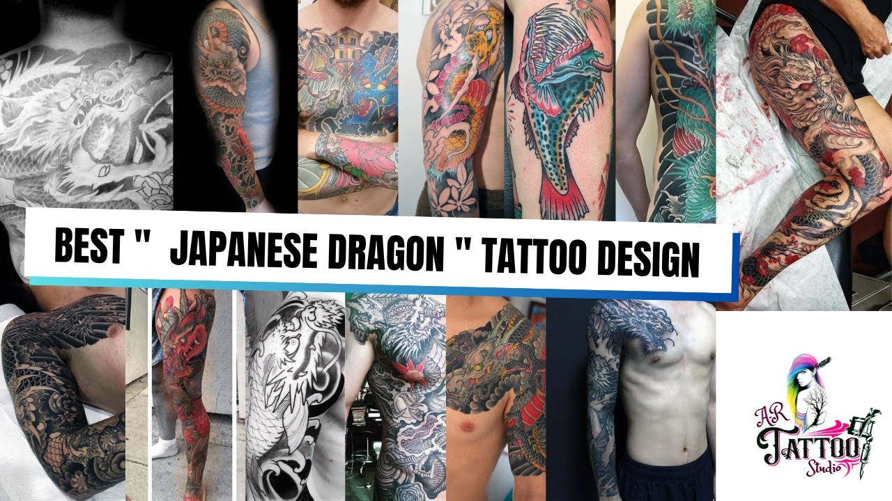 Best Japanese Dragon Tattoo Design | Realistic Japanese Dragon Tattoo Designs | Dragon Tattoo Design