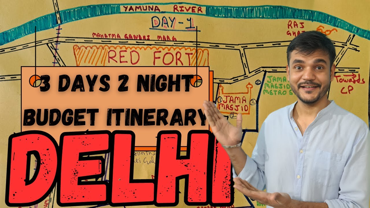 Delhi Budget Itinerary | 3 Days 2 Nights | Best way to Explore Delhi | Places to visit in Delhi 2023
