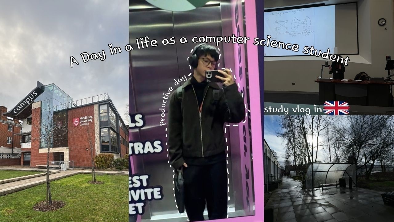 STUDY VLOG IN LONDON | A Day In My Life as a Computer Science First Year Student