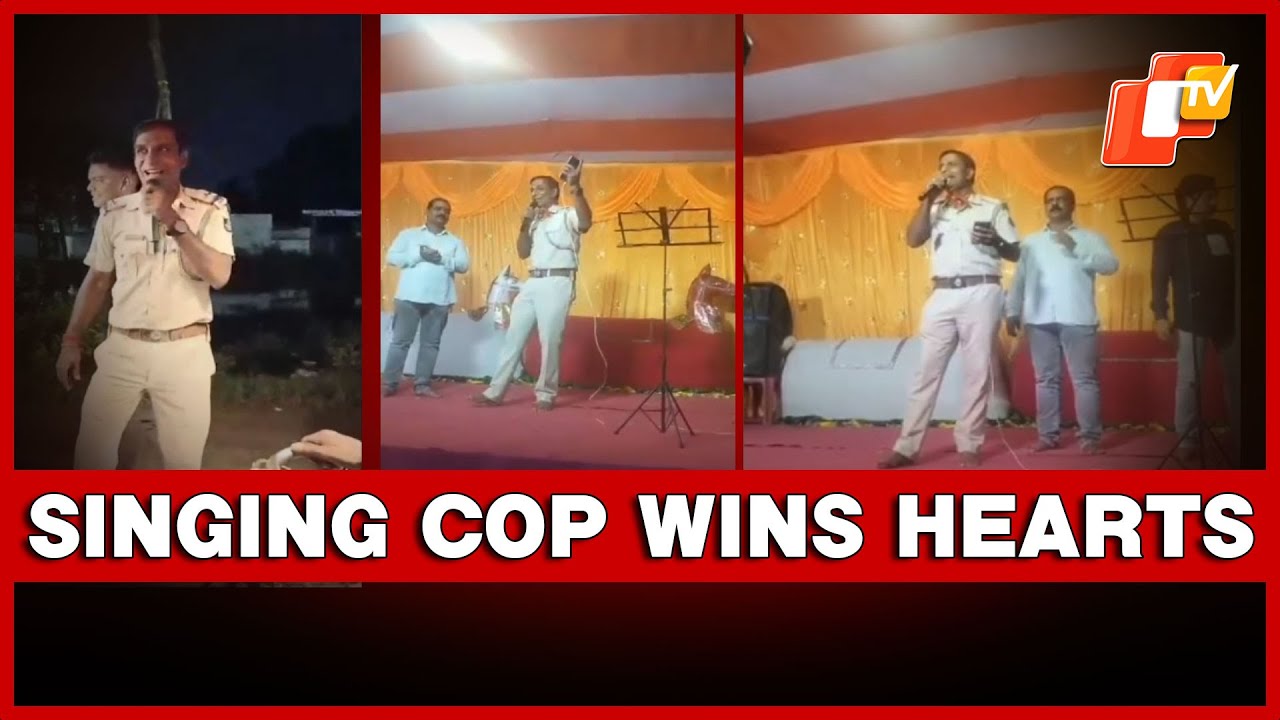 When Duty Meets Melody: Singing Cop from Salepur Wins Hearts During Durga Idol Immersion