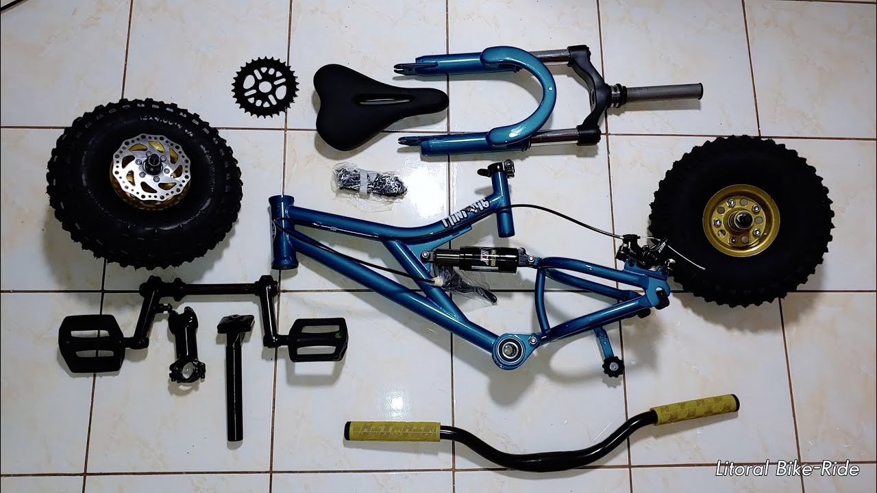 My first DREAM BUILD bicycle for my kid, Minirig bike 😍