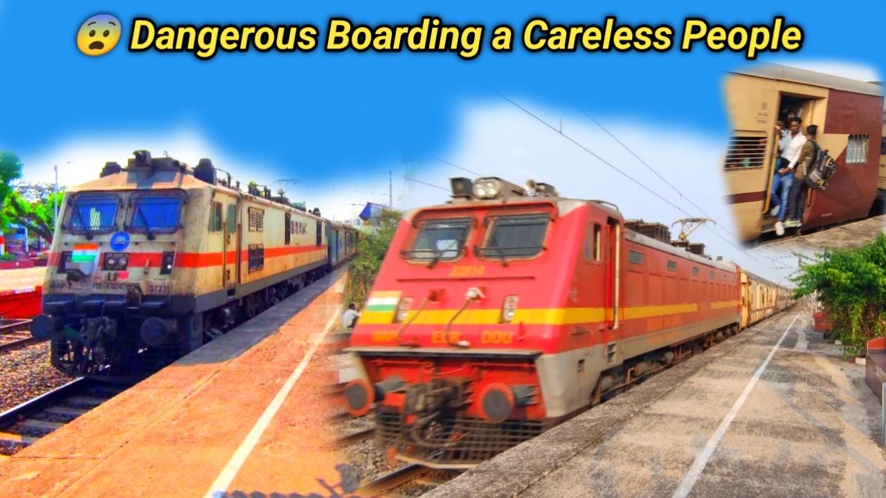 Dangerous 130 KM/H🔥Deluxe Poorva+ Agnibina (Bidhan Exp)+ Bagh+ Jammu Tawi Express