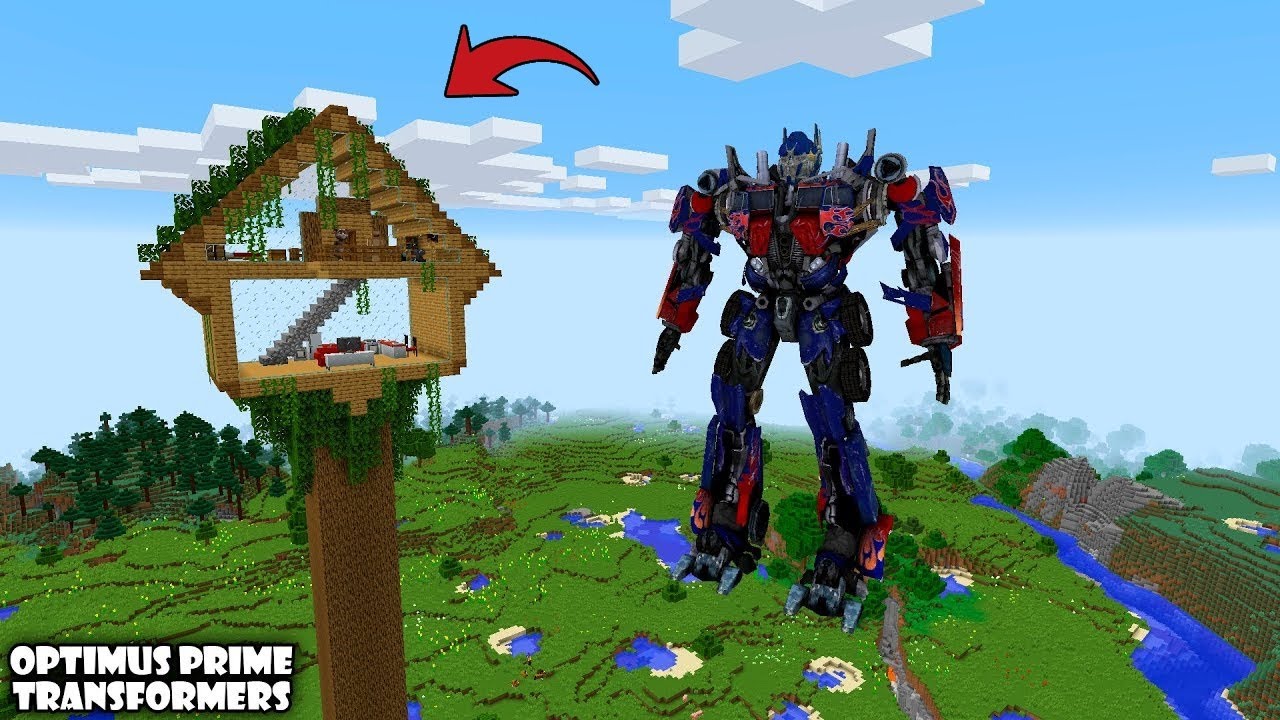 i Found Scariest OPTIMUS PRIME ARRIVAL 😱 in Minecraft | Minecraft Horror |