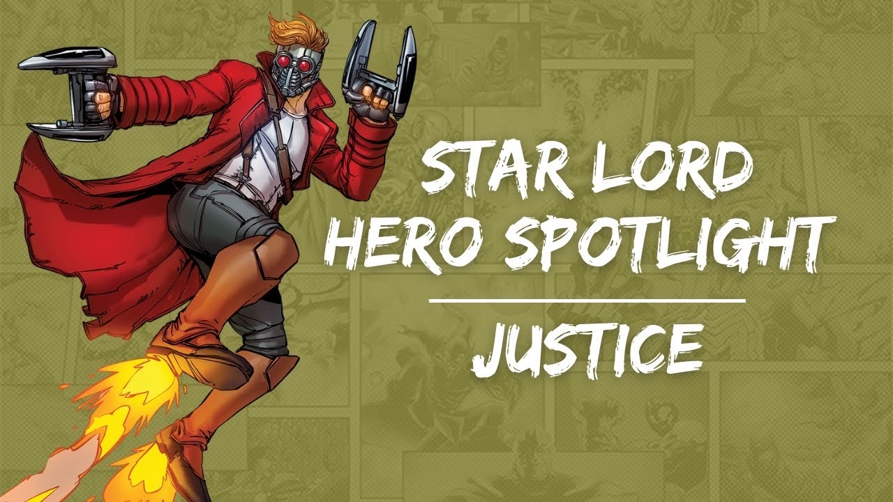 Marvel Champions Hero Spotlight - Star Lord - Justice Aspect!